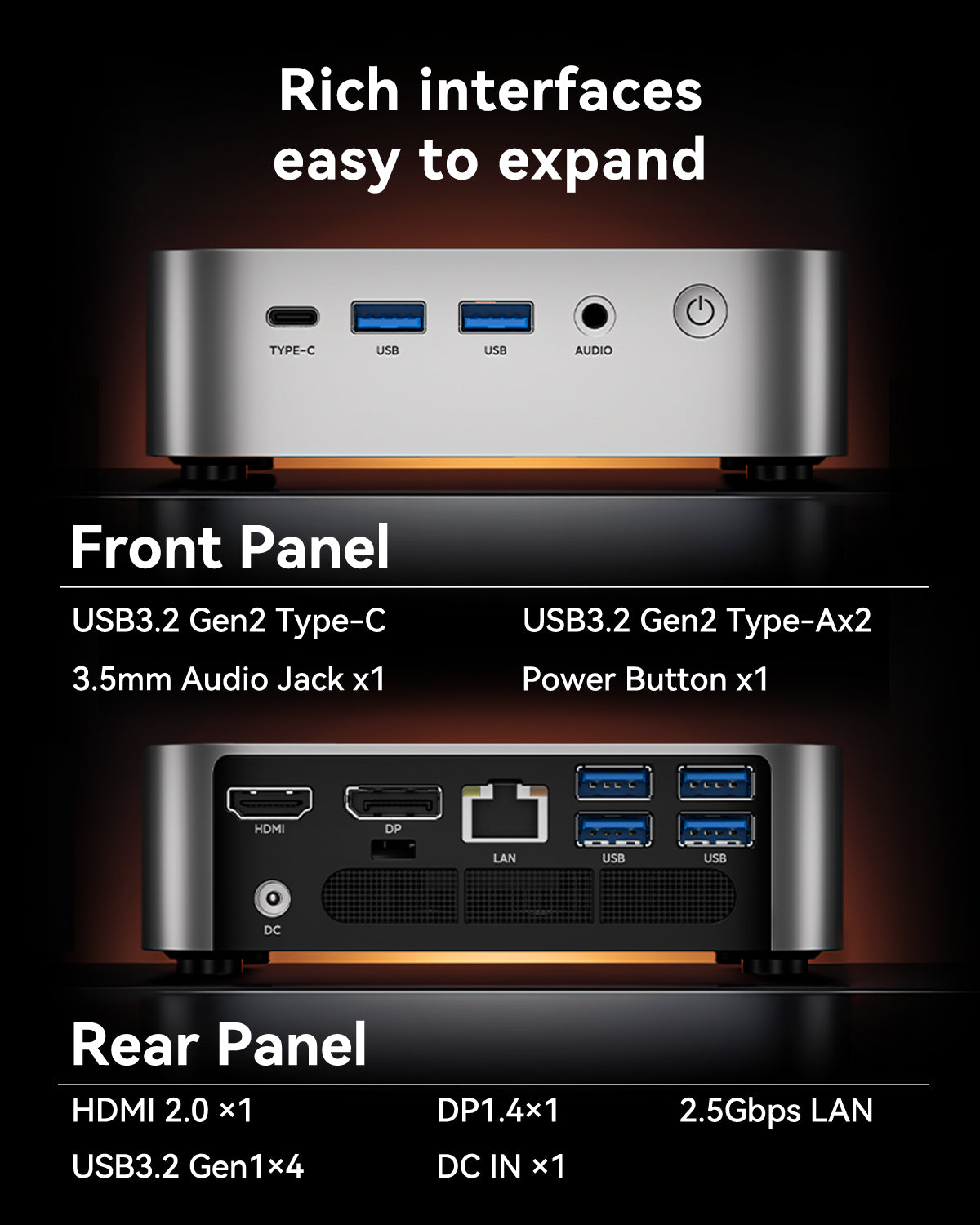 ACEMAGIC M1 AMD Ryzen 7 7735HS Mini PC