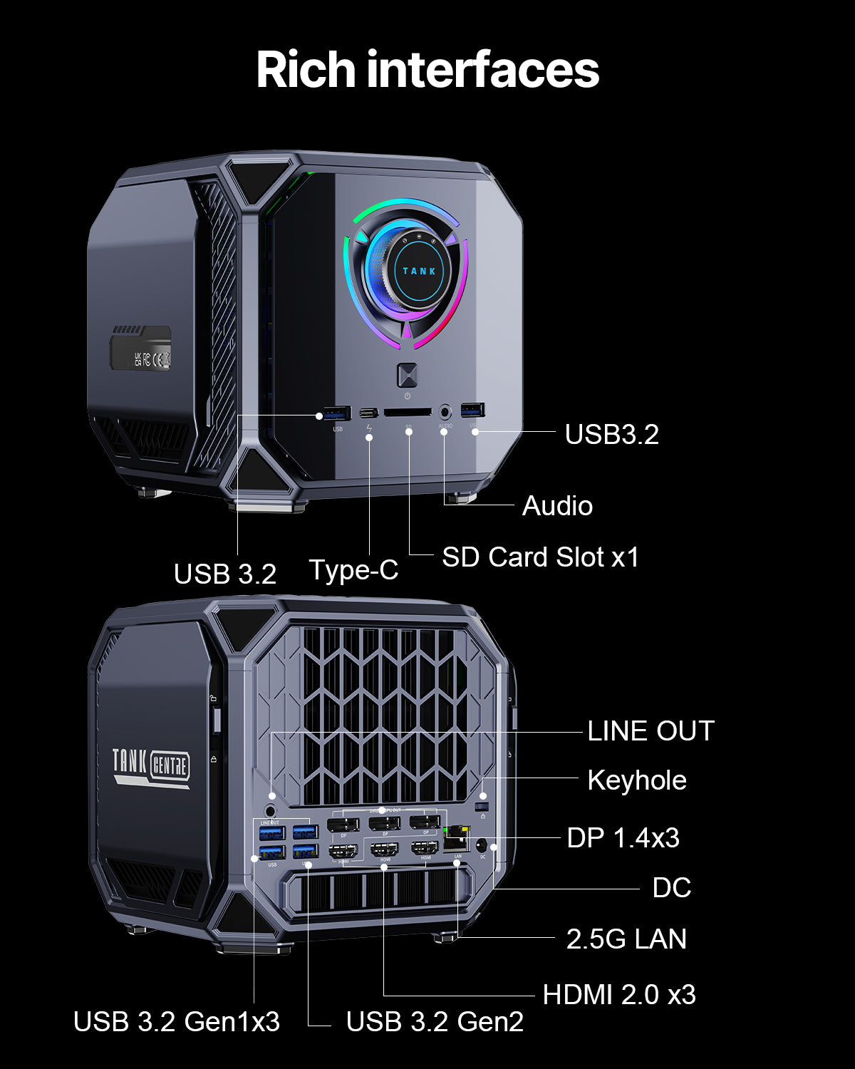 ACEMAGIC M1A PRO Intel® Core™ i9-13900HK Gaming Mini PC