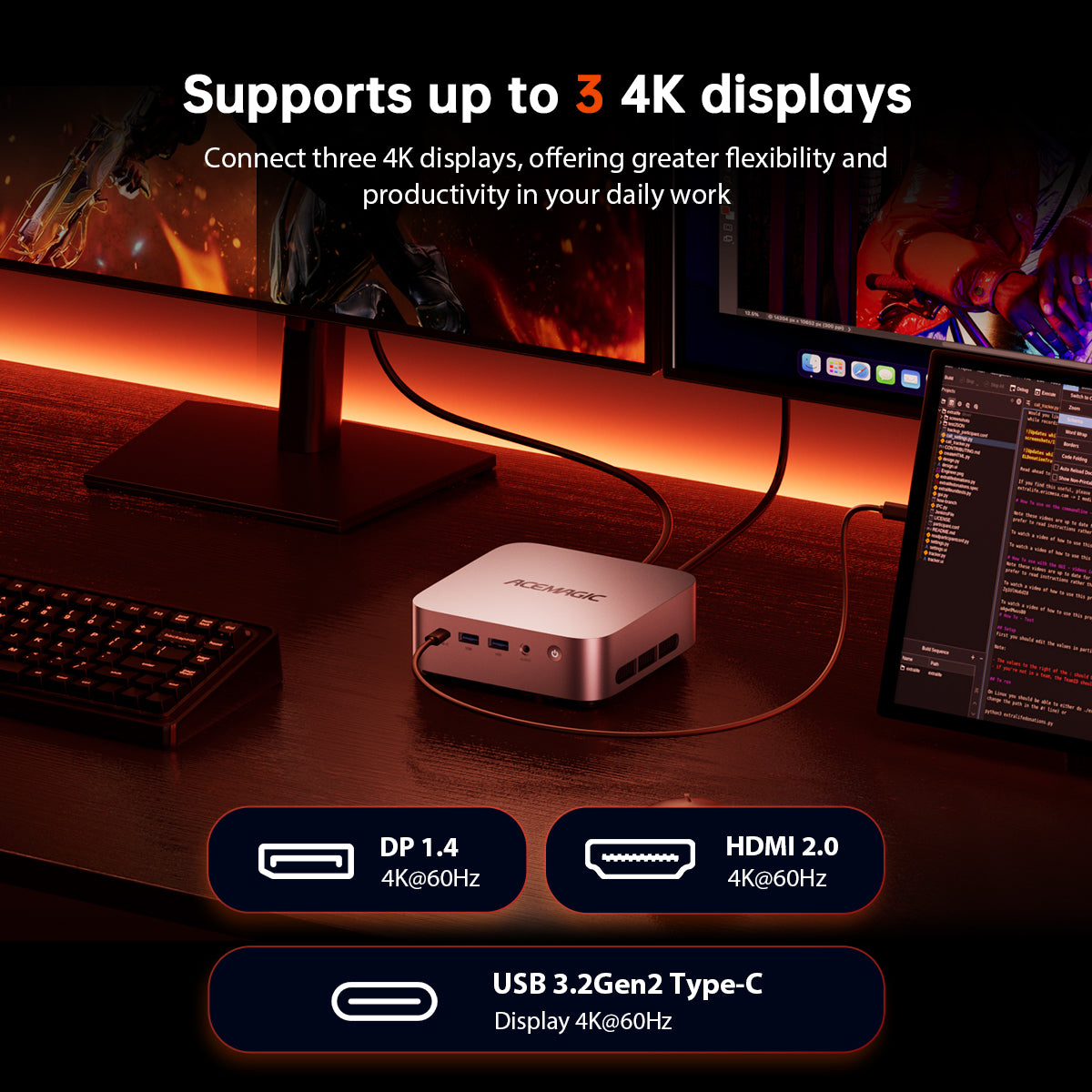 ACEMAGIC K1 AMD Ryzen™3 4300U Mini PC