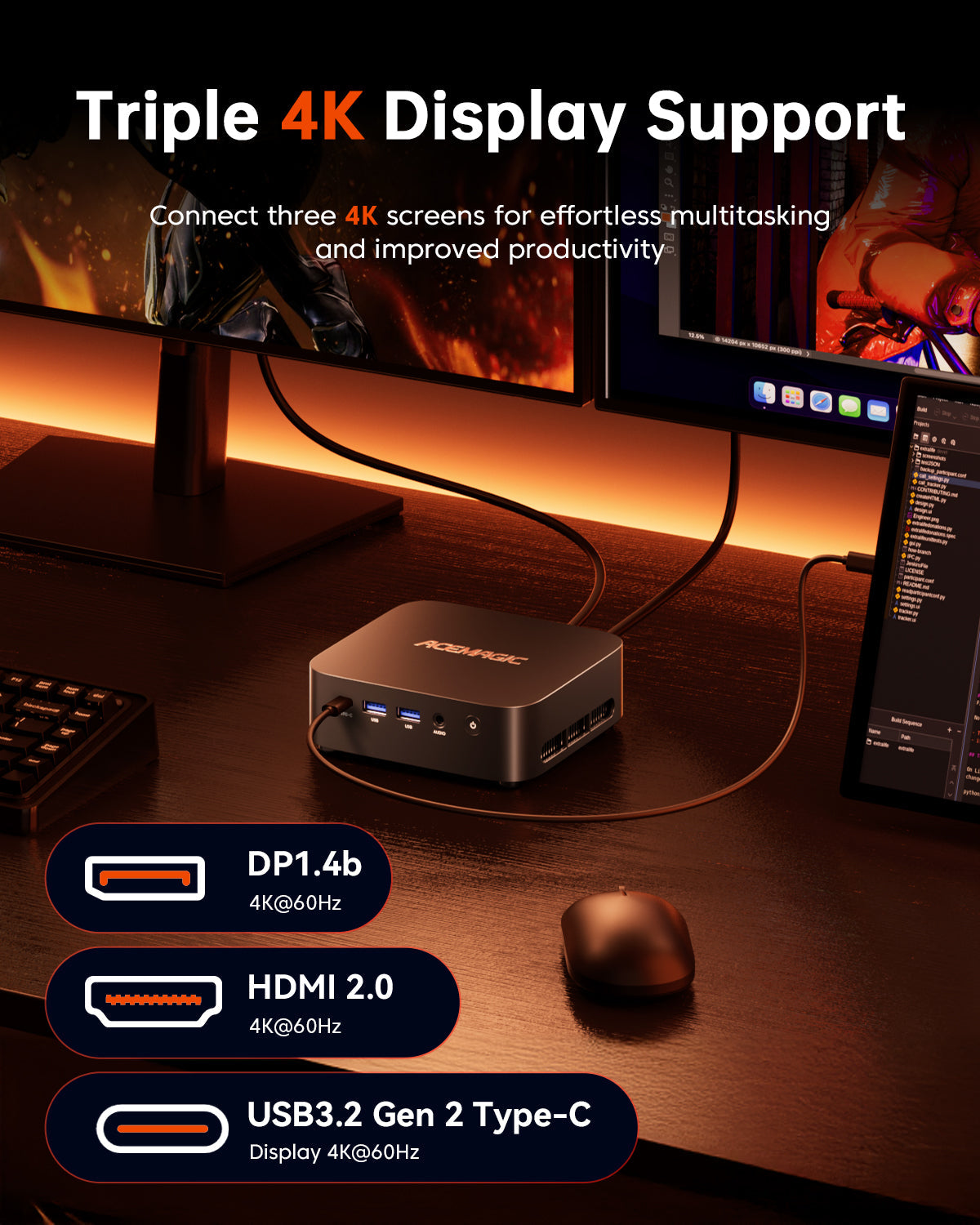 ACEMAGIC K1 AMD Ryzen Mini PC